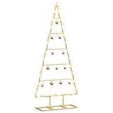 vidaXL Metalen Kerstboom Frame Zwart - 90cm - 61% Korting