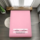 Utopia Bedding Hoeslaken 90x200cm (2-pack), Pink - 46% Korting!