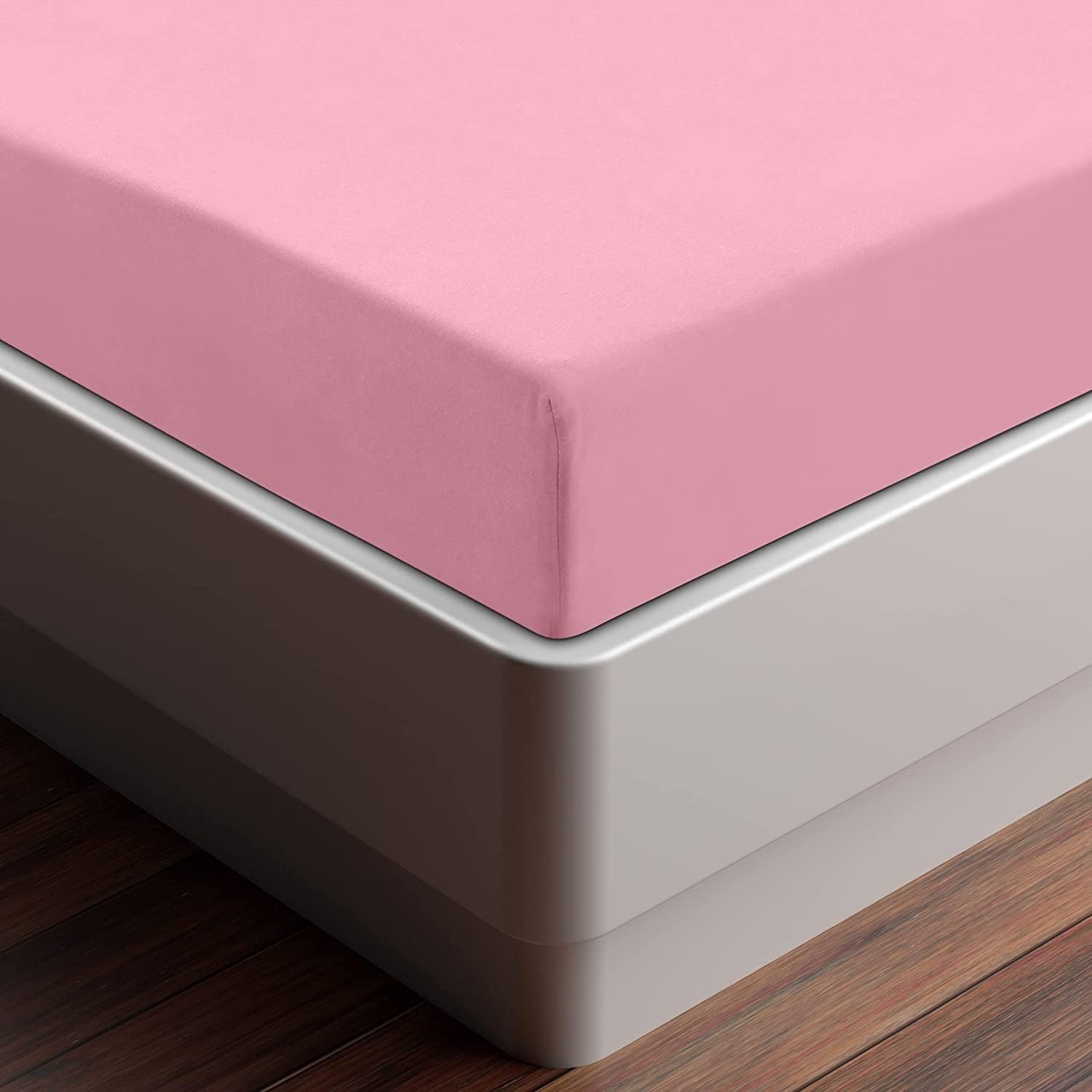 Utopia Bedding Hoeslaken 90x200cm (2-pack), Pink - 46% Korting!