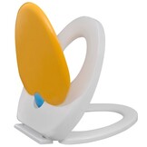 vidaXL Toiletbril Soft-Close Wit/Geel - 24% Korting!