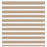 vidaXL Zebra Gordijn - Zandbruin - 145x150cm - 62% Korting!