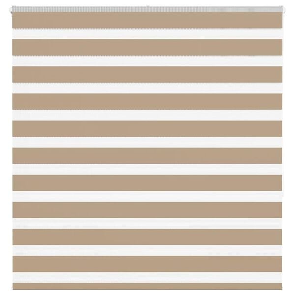 vidaXL Zebra Gordijn - Zandbruin - 145x150cm - 62% Korting!