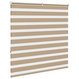 vidaXL Zebra Gordijn - Zandbruin - 145x150cm - 62% Korting!