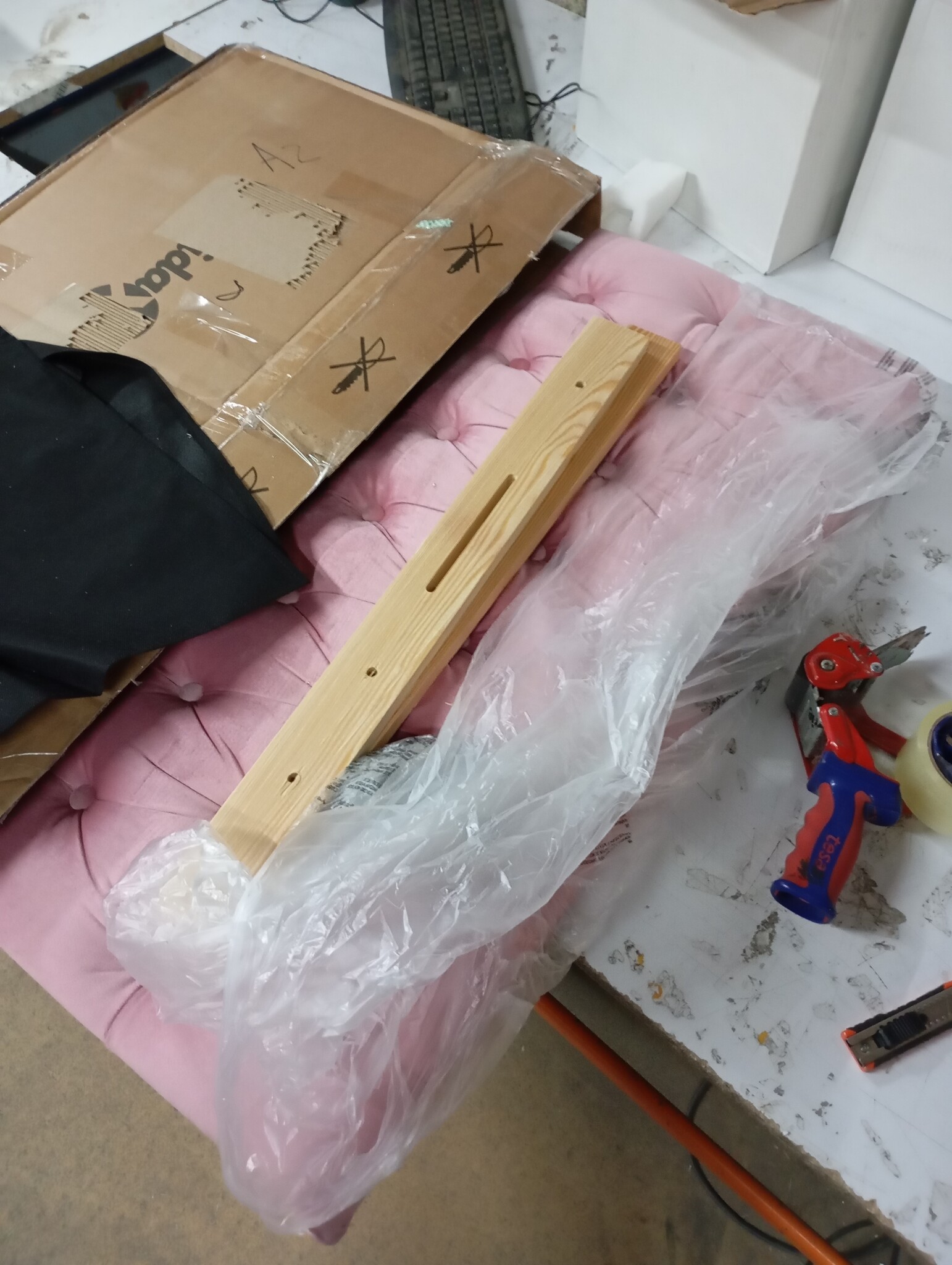 vidaXL Hoofdbord Fluweel Roze 90x7x78/88 cm - 52% Korting!