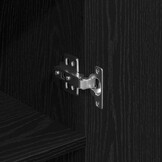 vidaXL Sidetable Zwart eiken 69.5x34x90 cm | 33% Korting