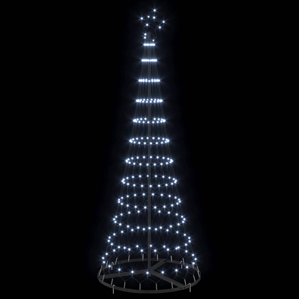 vidaXL LED Kerstboom Koudwit 184.5 cm - 32% Korting!