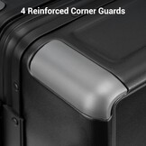 LEVEL8 Zipperless Koffer 24" Zwart - 29% Korting!