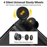 LEVEL8 Zipperless Koffer 24" Zwart - 29% Korting!