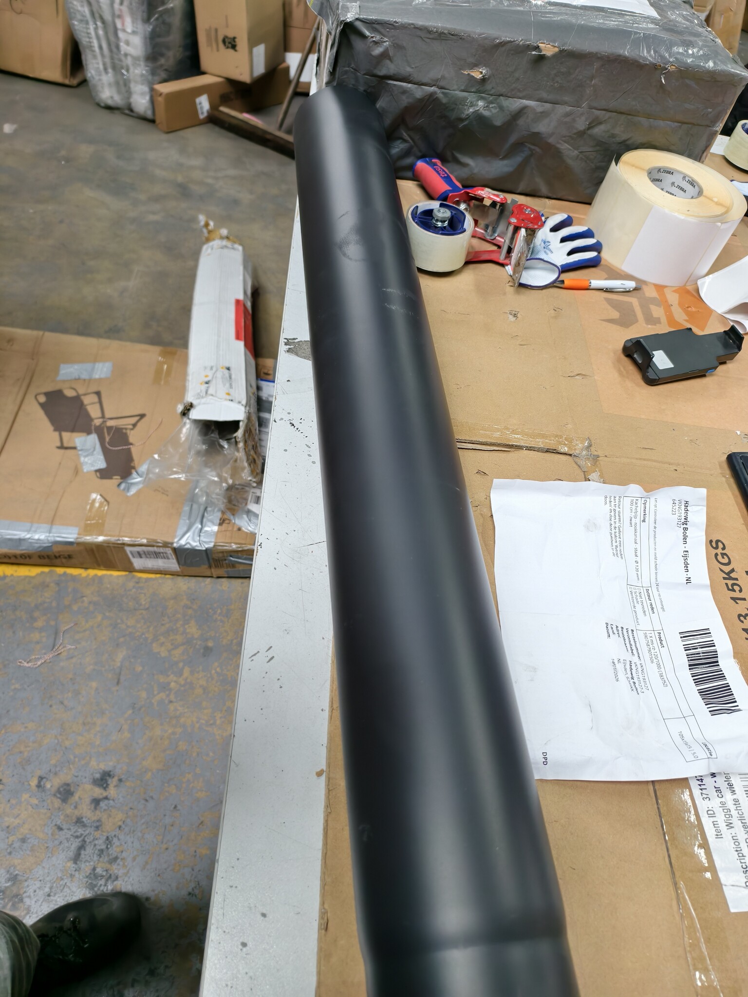 Kachelpijp Staal Zwart Ø 120mm - 51% Korting!