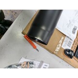 Kachelpijp Staal Zwart Ø 120mm - 51% Korting!