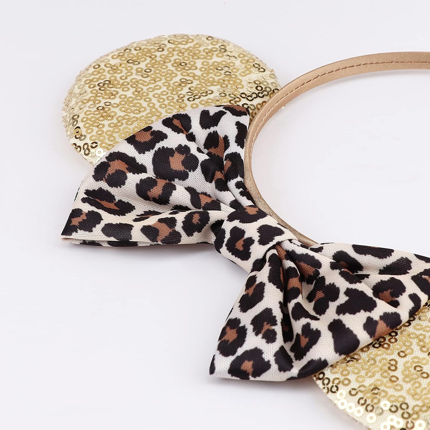 DRESHOW Muis Oren Hoofdbanden - 2 stuks met Glitter Strik - 20% Korting!