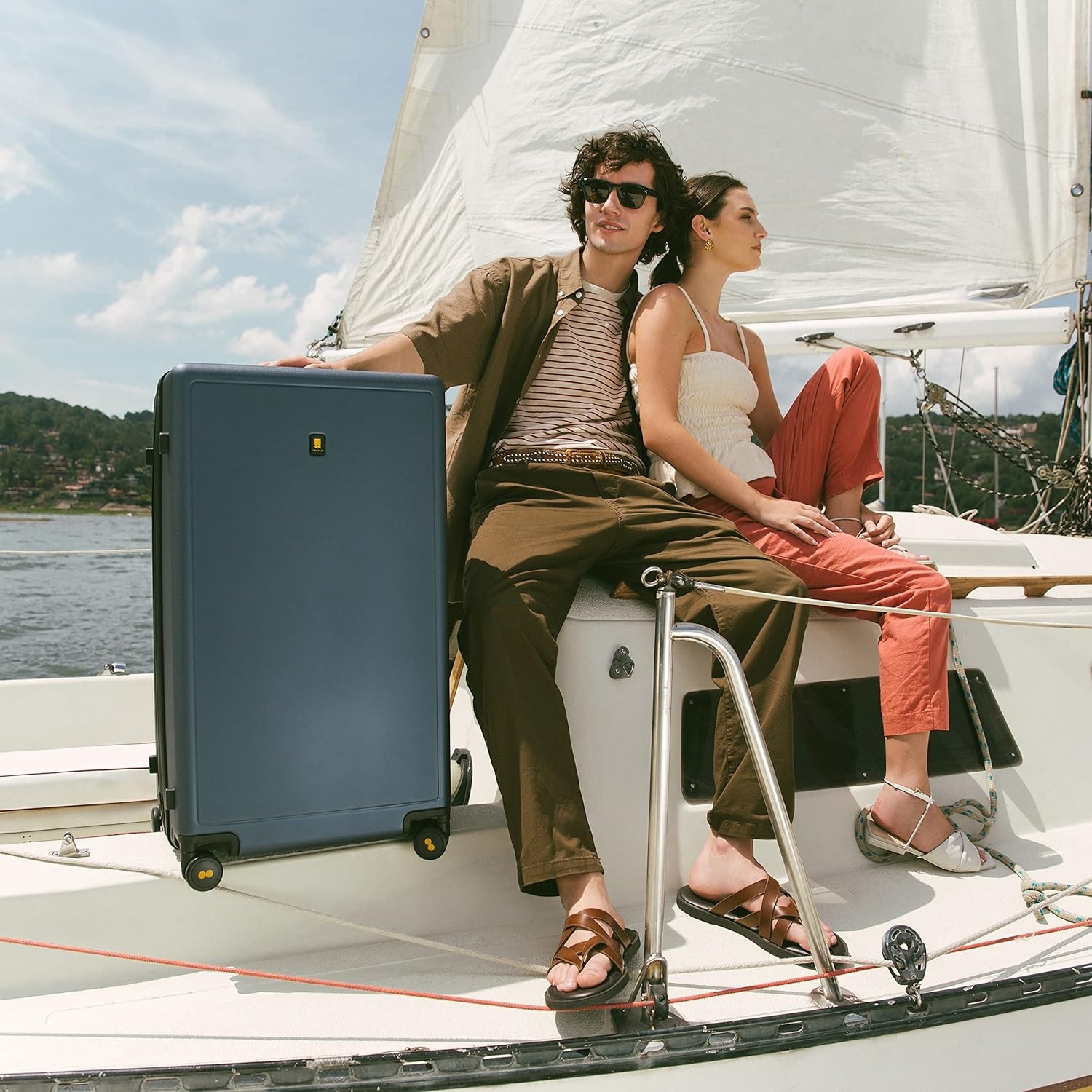 LEVEL8 Koffer Blauw (L, 99L) - 30% Korting!