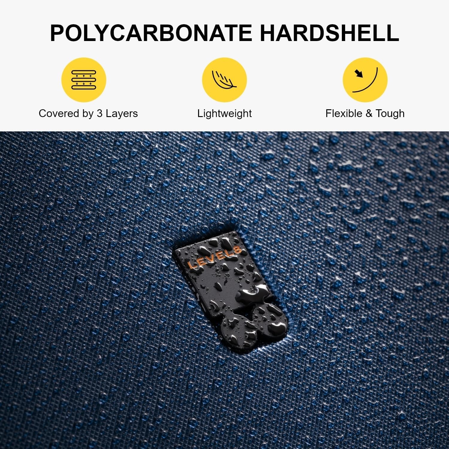 LEVEL8 Koffer Blauw (L, 99L) - 30% Korting!