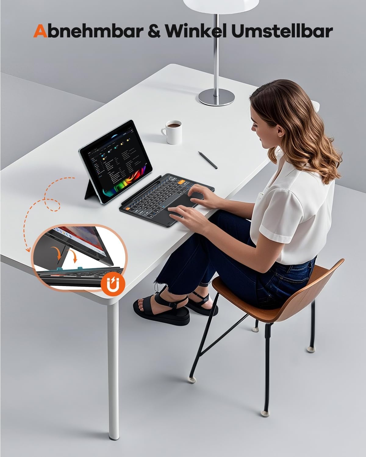 Doohoeek Bluetooth Toetsenbord voor Surface Pro 12 2025 | 27% Korting