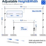 EMART Achtergrondstandaard 9x10ft - 33% Korting!