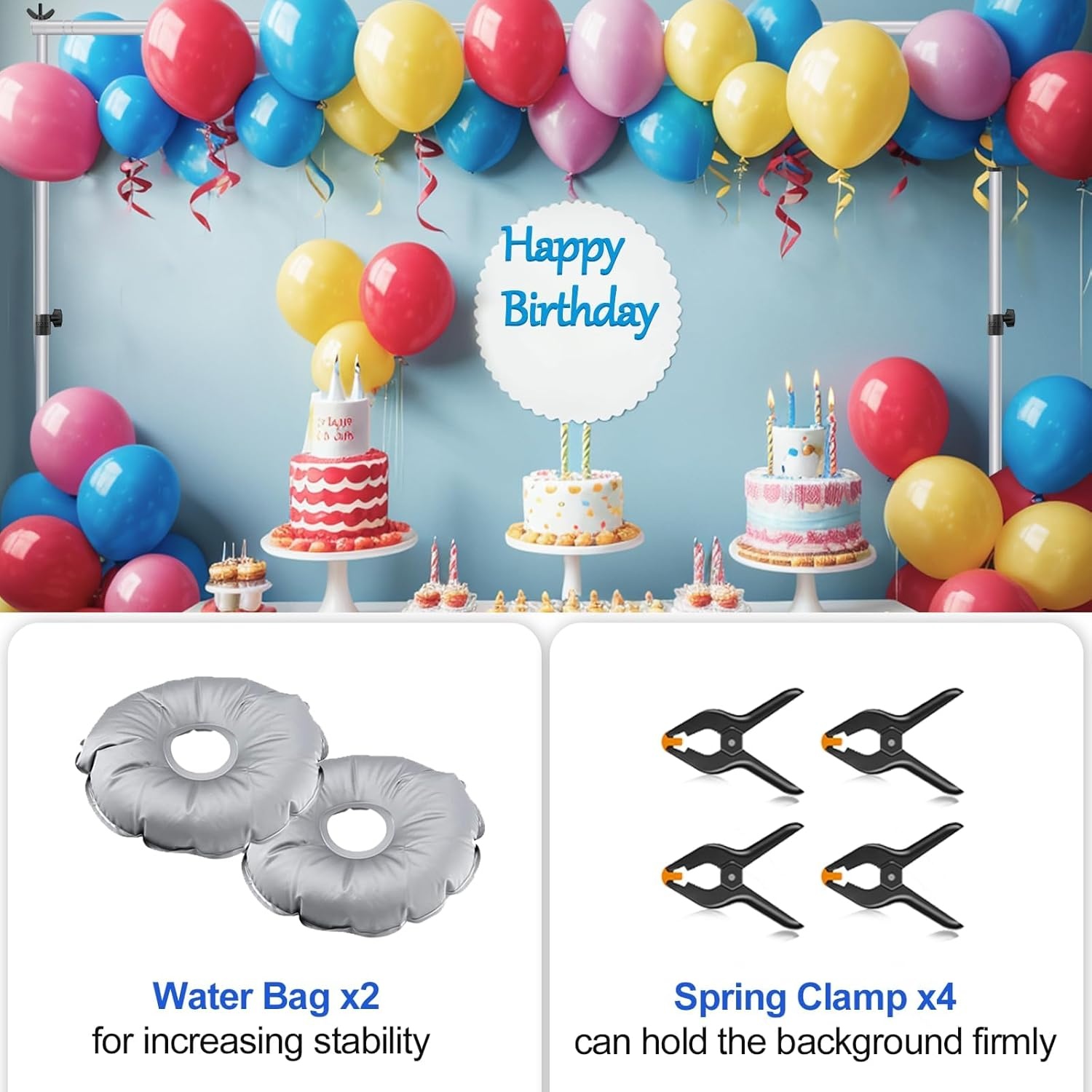 EMART Achtergrondstandaard 9x10ft - 33% Korting!