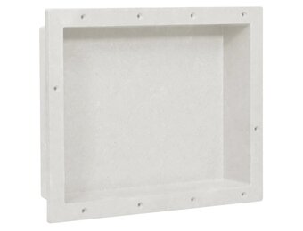 vidaXL Douchenis Matwit 41x51x10 cm - 52% Korting