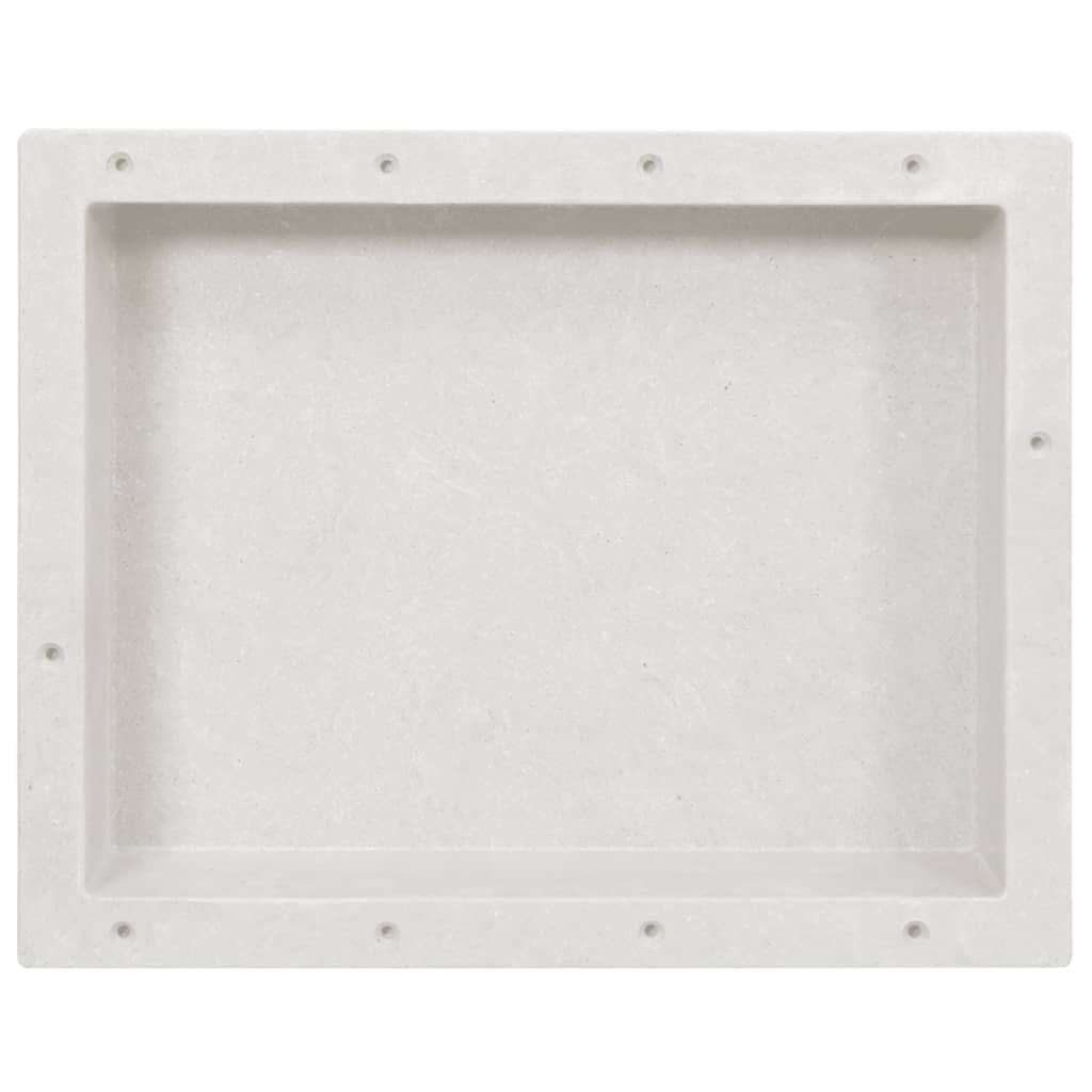 vidaXL Douchenis Matwit 41x51x10 cm - 52% Korting