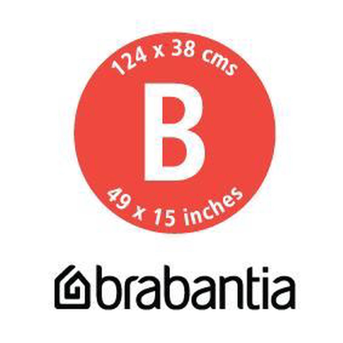 Brabantia Strijkplankhoes B - 124x38cm Complete Set - Bubbles (43% Korting!)