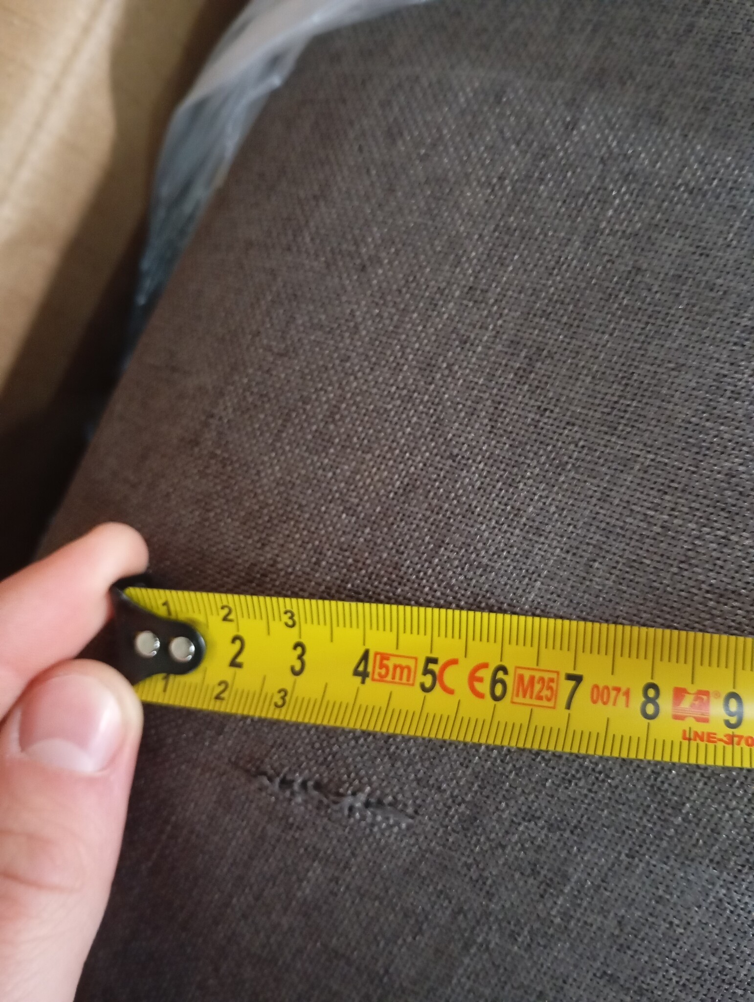 vidaXL Fauteuil verstelbaar stof taupe