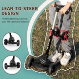 besrey Children's Roller, the Safe Tricycle with PU LED Luminous Wheels, Foldable, Height-Adjustable, Light Load up to 50 kg, for Little Boys and Girls