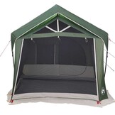 vidaXL Tenten met dak Groen 620 x 322 x 240 cm Polyester
