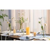 Glazen cilindervormige kaarshouder van Hurricane: Hewory 36 stuks glazen kaarshouders voor drijvende kaarsen voor bruiloft, centrale tafelstukken, transparante cilindervormige vaas voor kerst,