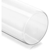 Glazen cilindervormige kaarshouder van Hurricane: Hewory 36 stuks glazen kaarshouders voor drijvende kaarsen voor bruiloft, centrale tafelstukken, transparante cilindervormige vaas voor kerst,