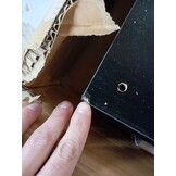 vidaXL Salontafel 90x60x35 cm bewerkt hout zwart