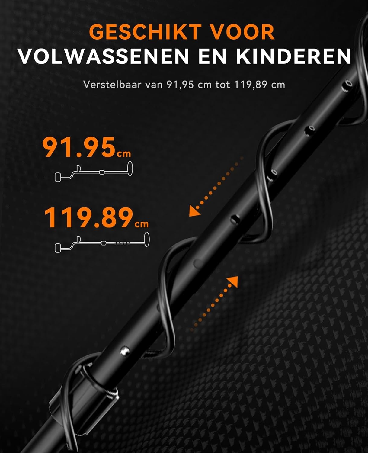 SUNPOW Metaaldetector, professionele set, IP68 waterdichte spoel, identificeert 9 soorten metalen, hoge nauwkeurigheid, 25 cm detectiediepte, 5 modi, sterke anti-interferentie, geschikt voor