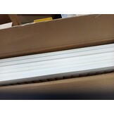 vidaXL Kamerscherm met 3 panelen massief paulowniahout wit