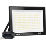 Led-spot, 300 W, voor buiten, 30.000 lm, IP66, waterdicht, voor buiten, super helder, buitenverlichting, koud wit (6000 K), veiligheid, ledspot voor stadions, fabrieken, parkeerplaats,