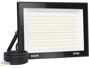 Led-spot, 300 W, voor buiten, 30.000 lm, IP66, waterdicht, voor buiten, super helder, buitenverlichting, koud wit (6000 K), veiligheid, ledspot voor stadions, fabrieken, parkeerplaats,