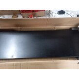 vidaXL Wandschappen 2 st 100x30x3 cm roestvrijstaal zwart