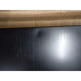 vidaXL Wandschappen 2 st 100x30x3 cm roestvrijstaal zwart