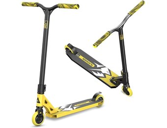 PLAYSHION Stunt Scooter Freestyle 100mm Wheel with ABEC 9 Bearings for Kids and Adults