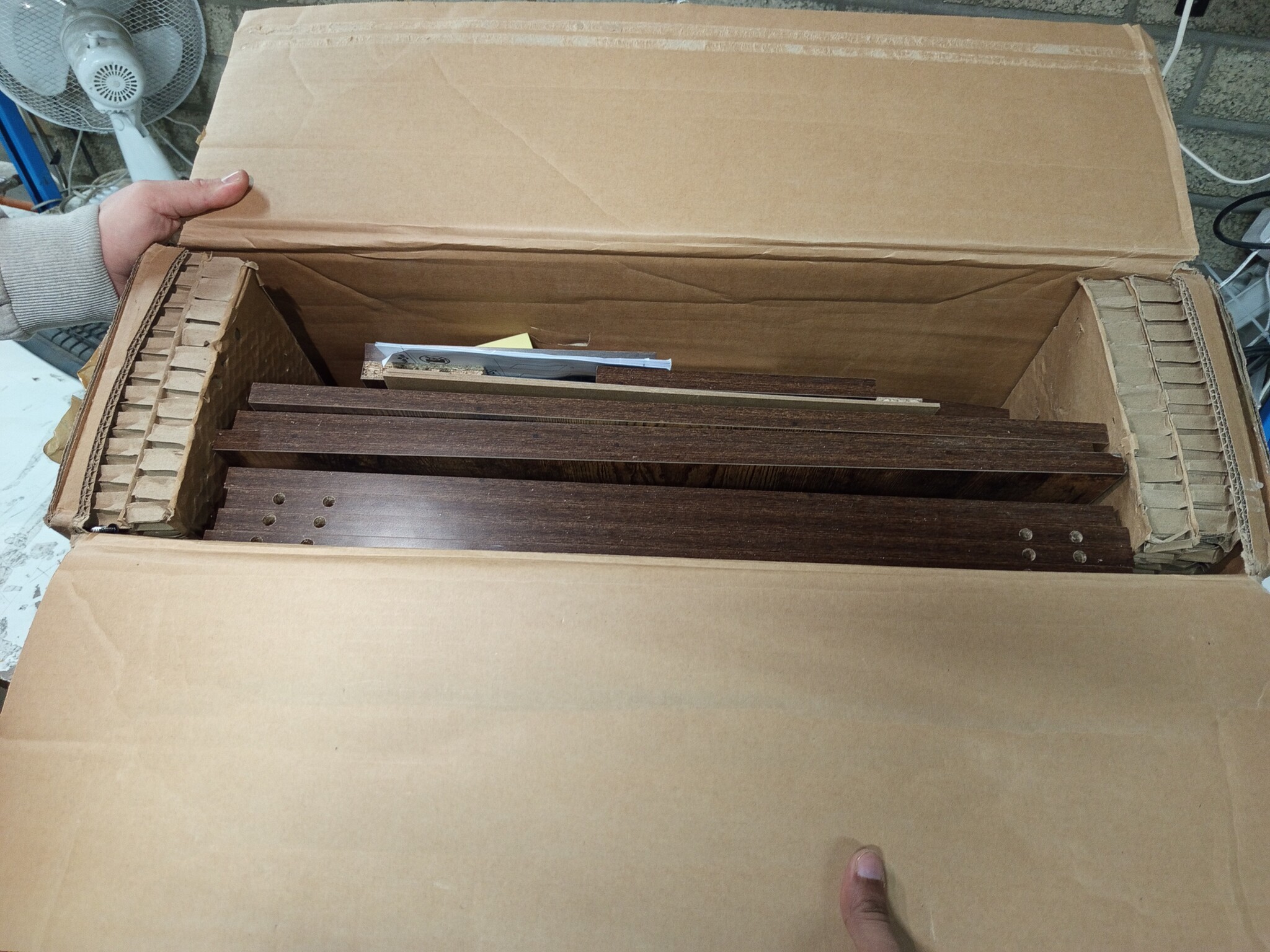 vidaXL Nachtkastjes 2 st 30x60x60 cm bewerkt hout gerookt eikenkleurig