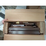 vidaXL Nachtkastjes 2 st 30x60x60 cm bewerkt hout gerookt eikenkleurig