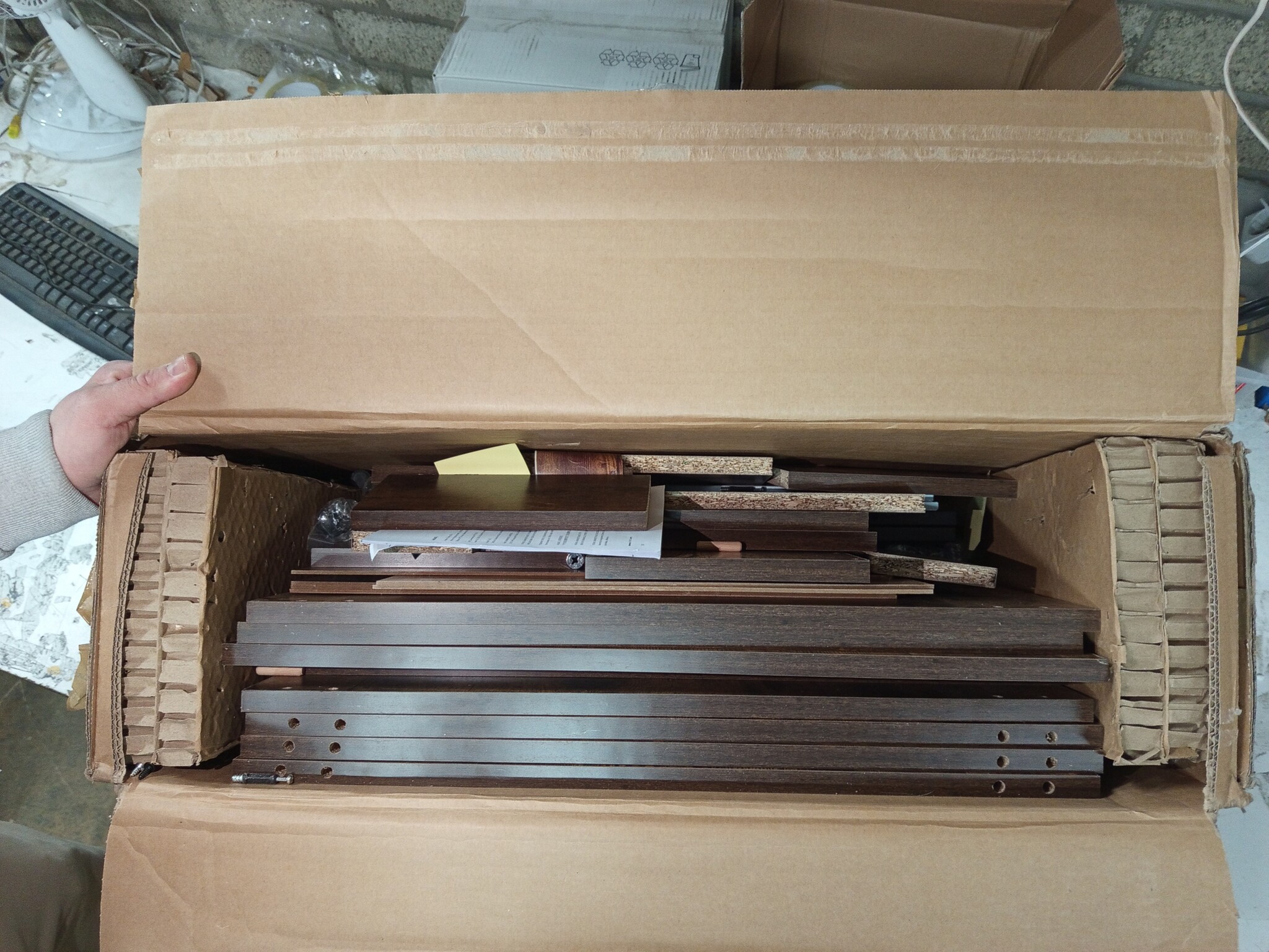 vidaXL Nachtkastjes 2 st 30x60x60 cm bewerkt hout gerookt eikenkleurig