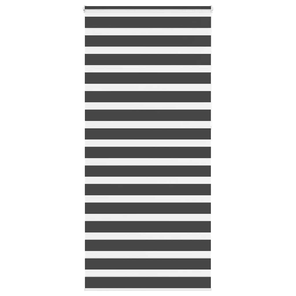 VidaXL Zebra Rolgordijn 95x230 cm - Zwart | 30% Korting!