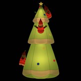 vidaXL Kerstboom opblaasbaar met LED's 500 cm