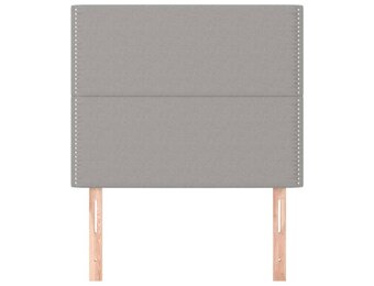 vidaXL Hoofdborden 2 st lichtgrijs (31% korting!)