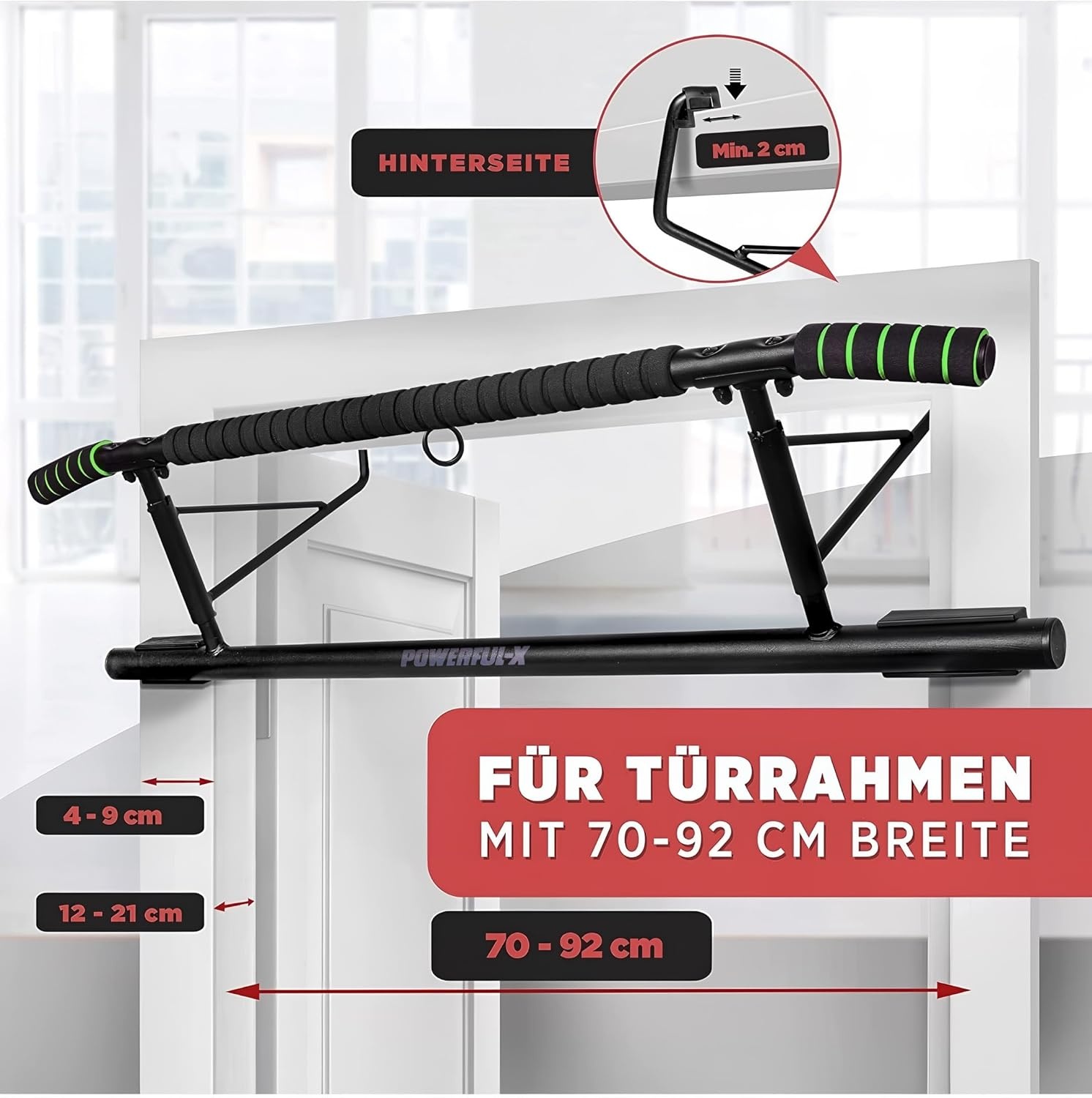 Premium Deurpost Optrekstang (26% Korting) - Max 200kg