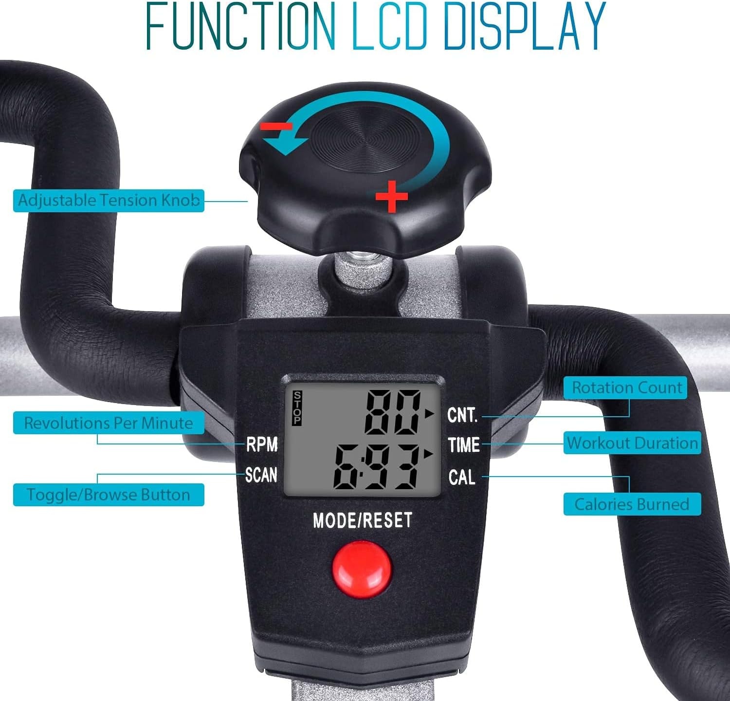 Mini Pedaaltrainer met LCD - Arm & Been Hometrainer - 19% Korting!