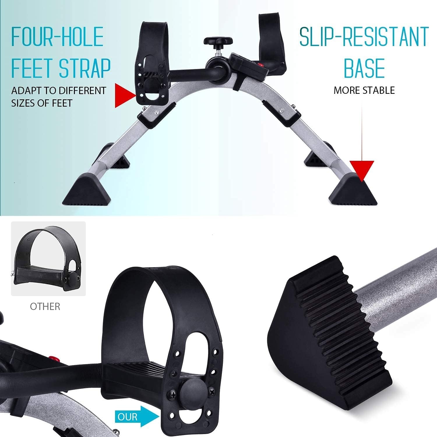 Mini Pedaaltrainer met LCD - Arm & Been Hometrainer - 19% Korting!