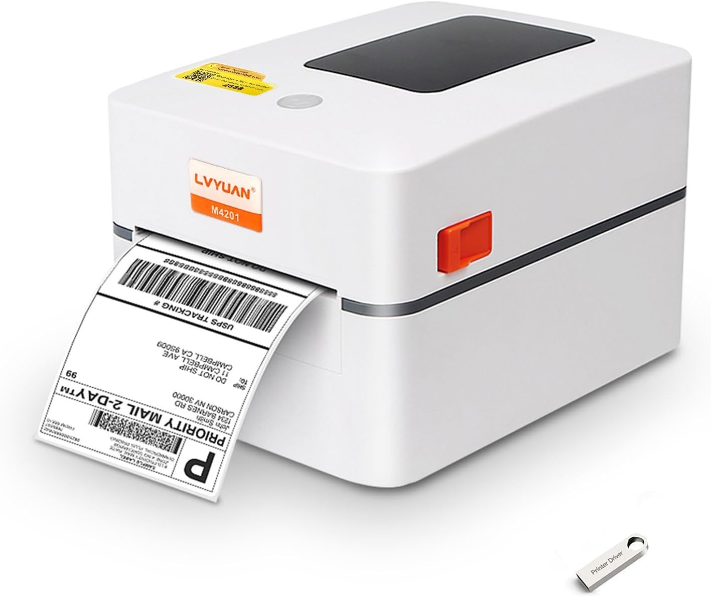 LVYUAN DHL Label Printer - 4x6 Thermisch Verzenden - 28% Korting
