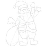 vidaXL Kerstman Licht | 168 LED Multikleur | IJzer | 63% Korting