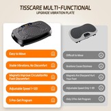 TISSCARE Vibro Shaper Trilplaat: 120 Niveaus, 5 Modi - 29% Korting!