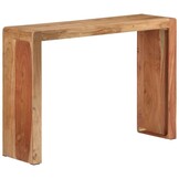 vidaXL Wandtafel Massief Acaciahout - 110x30x76 cm | 36% Korting!