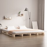 vidaXL Palletbed Grenenhout 160x200 cm | -34%